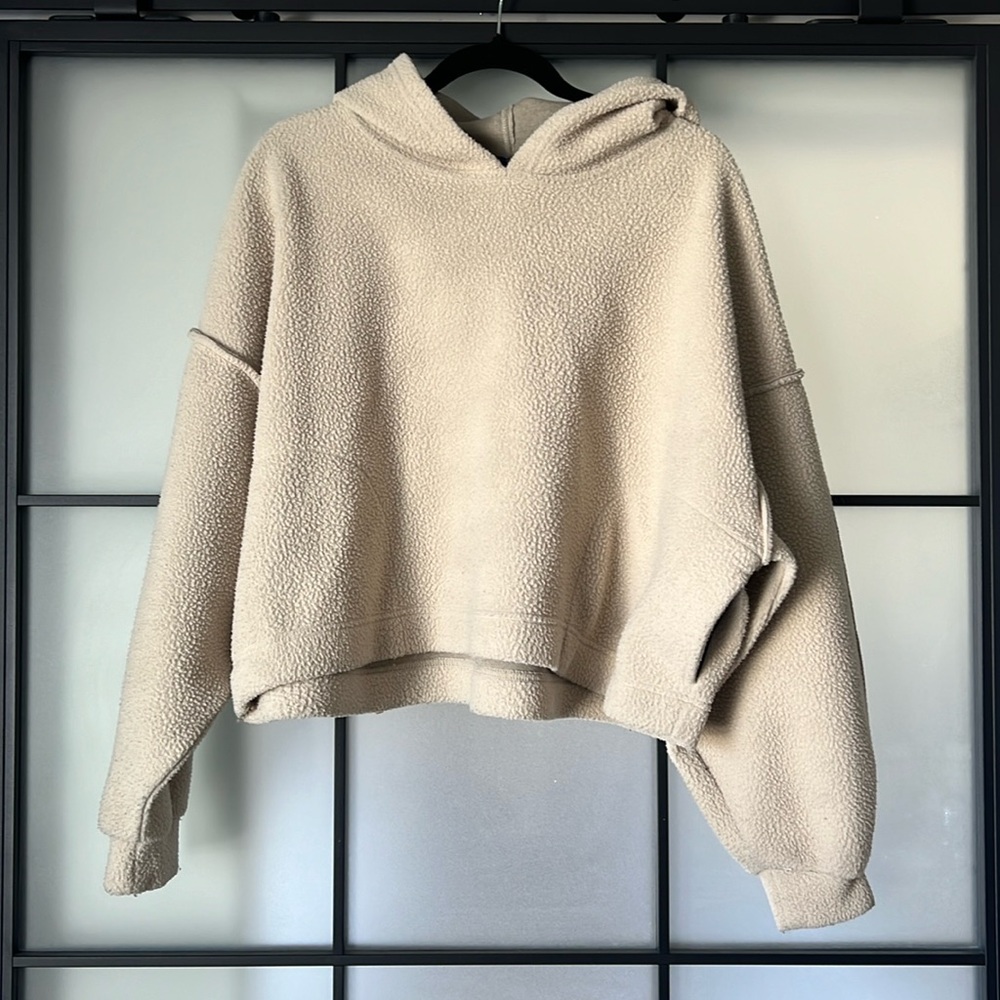 Free people fleece hoodie